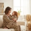 Onesie dziecięce – ciepła piżama / kostium jednoczęściowy Lampart – zdjęcie 9