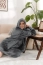 Kocobluza koc oversize TV - grafitowy – zdjęcie 8