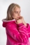 Kocobluza gruba koc bluza z kapturem 2w1 różowa oversize prezent urodzinowy – zdjęcie 9