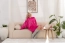 Kocobluza gruba koc bluza z kapturem 2w1 różowa oversize prezent urodzinowy – zdjęcie 13