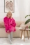Kocobluza gruba koc bluza z kapturem 2w1 różowa oversize prezent urodzinowy – zdjęcie 15