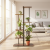 Kwietnik stojący metalowy piętrowy 6 półek czarny nowoczesny 113cm loft – zdjęcie 12