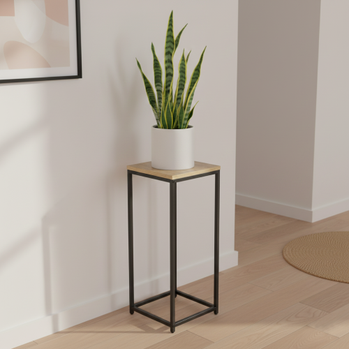 Stojak na kwiatki rośliny doniczki kwietnik stojący metalowy wysoki 62 cm – zdjęcie 2