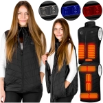 Kamizelka podgrzewana bezrękawnik USB damska męska pikowana 