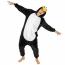 Kigurumi Onesie – kostium/piżama jednoczęściowa unisex czarny pingwin – zdjęcie 4