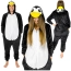 Kigurumi Onesie – kostium/piżama jednoczęściowa unisex czarny pingwin – zdjęcie 11