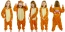 Piżama tygrysek dziecięca jednoczęściowa kigurumi strój karnawał – zdjęcie 3