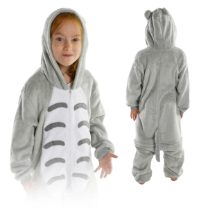 Onesie dziecięce – ciepła piżama / kostium jednoczęściowy Totoro