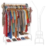 Półka wieszak metalowy stabilny wytrzymały stojący przedpokój garderoba