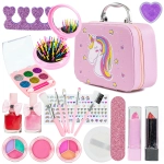 Zestaw do makijażu dla dziewczynki zestaw do paznokci kuferek prezent cień