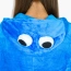 Kigurumi Onesie – kostium/piżama jednoczęściowa unisex niebieski Elmo – zdjęcie 10