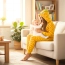Kostium ananas kigurumi onesie piżama damska męska ciepła dres przebranie – zdjęcie 12