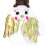 Jednorożec złote skrzydła Kigurumi Onesie dres piżama kombinezon – zdjęcie 5