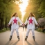Jednorożec złote skrzydła Kigurumi Onesie dres piżama kombinezon – zdjęcie 11