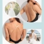Body damskie biustonosz czarne modelujące stringi do sukienki bez pleców - XL – zdjęcie 5