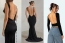 Body damskie biustonosz czarne modelujące stringi do sukienki bez pleców - XL – zdjęcie 7