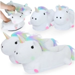 Kapcie świecące jednorożec damskie bambosze papcie prezent dla dziewczyny