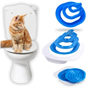 Nakładka na toalete dla kota nauka korzystania z sedesu kuweta sedes żwirek