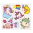 Książka magnetyczna układanka puzzle unicorn jednorożec klocki duży zestaw – zdjęcie 2
