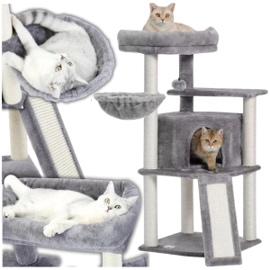 Drapak dla kota duży z legowiskiem domek