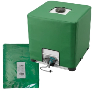 Pokrowiec na mauzera zbiornik 1000l zielony wodoodporna plandeka na zbiornik na wodę