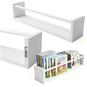 Półka na książki dla dzieci wisząca na ścianę regał ścienny na akcesoria