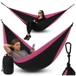 Hamak turystyczny dwuosobowy lekki i wytrzymały + worek ⛺️