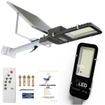 Lampa solarna uliczna LED 12W z pilotem zewnętrzna | LedSolution