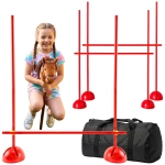 Zestaw dziecięcy do treningu hobby horse - 3 przeszkody | Starky