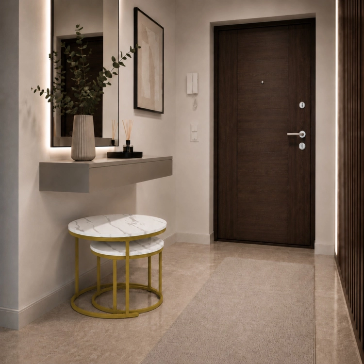 Stoliki okrągłe kawowe industrialne glamour stolik 60x60 40x40 ława zestaw | Seddo – zdjęcie 11