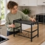 Stojak na mikrofalówkę półka rozsuwana regulacja teleskopowa organizer loft | More&Deco – zdjęcie 8