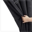 Zasłona welurowa 140×250cm czarna na przelotkach zaciemniająca gotowa gruba | More&Deco – zdjęcie 4