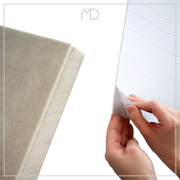 Panele ścienne samoprzylepne dekoracyjne xpe:beton 2mm, 30x60 zestaw 10 szt – zdjęcie 3