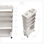 Regał mobilny na kółkach organizer na książki do kuchni łazienki biura | MORE&DECO – zdjęcie 5