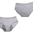 Majtki menstruacyjne damskie chłonne szare z wysokim stanem L-XXXL – zdjęcie 2