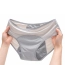 Majtki menstruacyjne damskie chłonne szare z wysokim stanem L-XXXL – zdjęcie 3