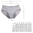 Majtki menstruacyjne damskie chłonne szare z wysokim stanem L-XXXL – zdjęcie 8
