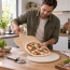 Kamień do pizzy kordierytowy do piekarnika z łopatką i deską akcesoria do pieczenia | More&Deco – zdjęcie 11