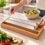 Organizer do szuflady kuchennej na folię aluminiową spożywczą i papier bambusowy 4 komory – zdjęcie 12