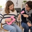 Ukulele sopranowe LUMI różowe+ stroik pokrowiec kostki – zdjęcie 7