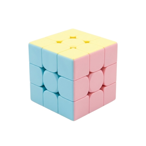 Kostka logiczna MFJS MeiLong 3x3 Macaron – pastelowa kostka bez naklejek