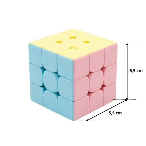 Wymiary kostki MeiLong 3x3 – 5,5 × 5,5 × 5,5 cm