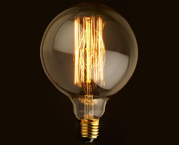 żarówka edison e27 retro ozdobna g125
