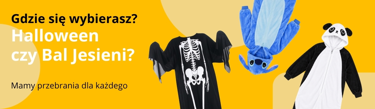 Halloween czy Bal Jesieni - przebrania dla dzieci i dorosłych