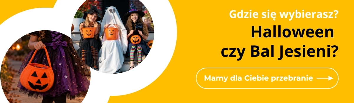 Halloween czy Bal Jesieni - przebrania dla dzieci i dorosłych