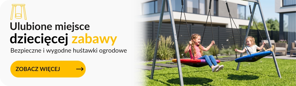 Huśtawki ogrodowe - bezpieczne i sprawdzone dla dzieci