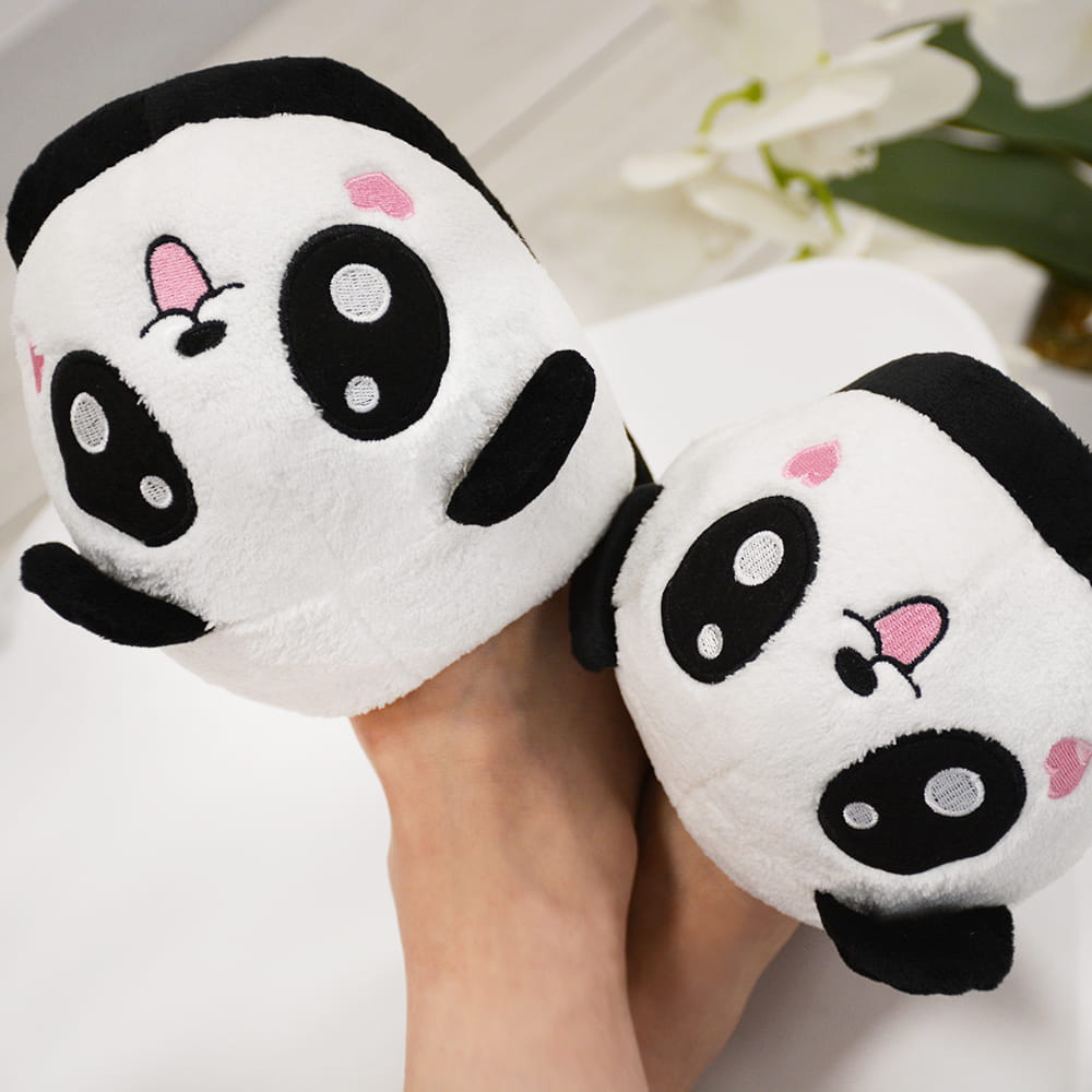 Kapcie pluszowe panda