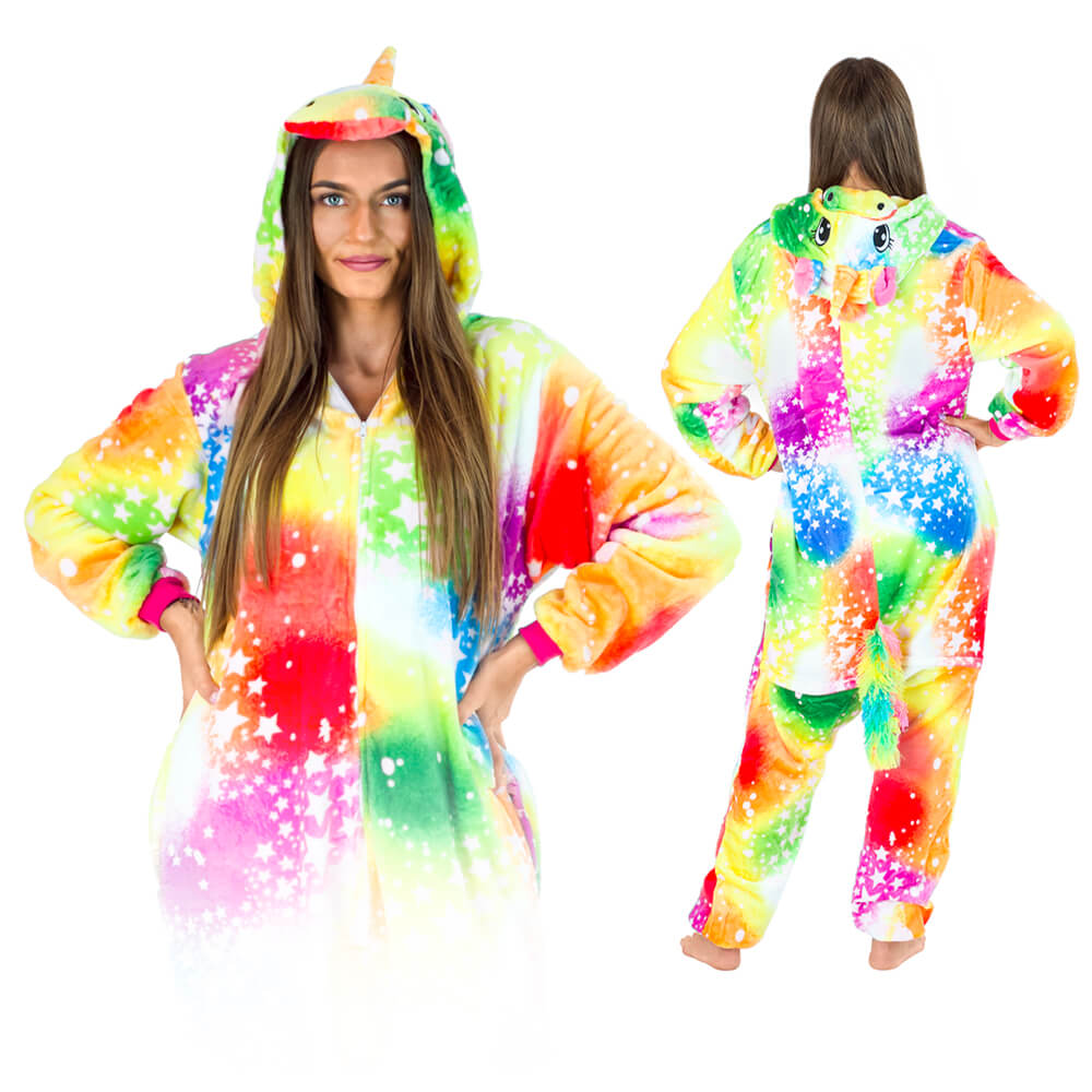 Kigu Onesie piżama pegaz kolorowy gwiazdki