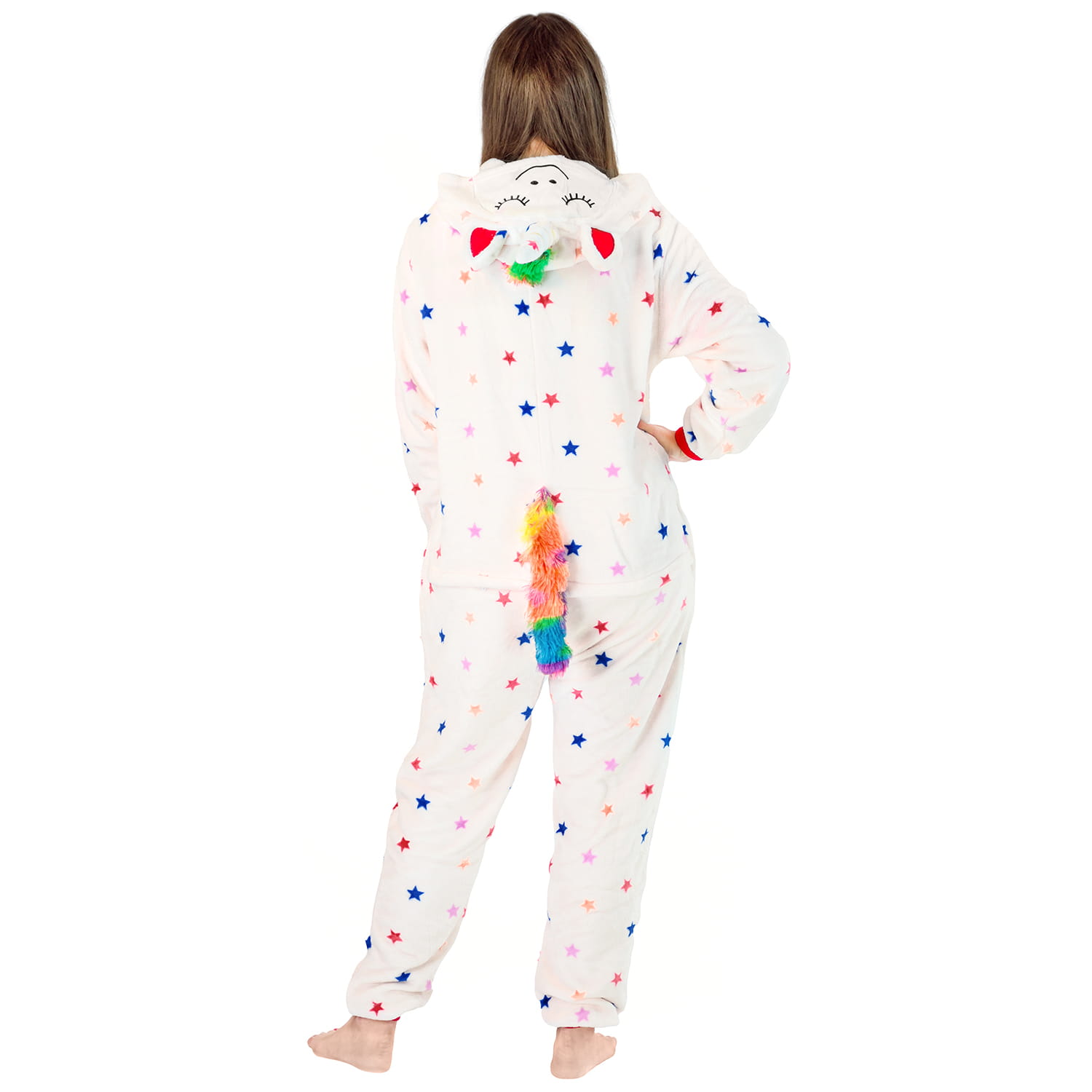 Piżama kigurumi Jednorożec w gwiazdy (nowy wzór) – kombinezon onesie