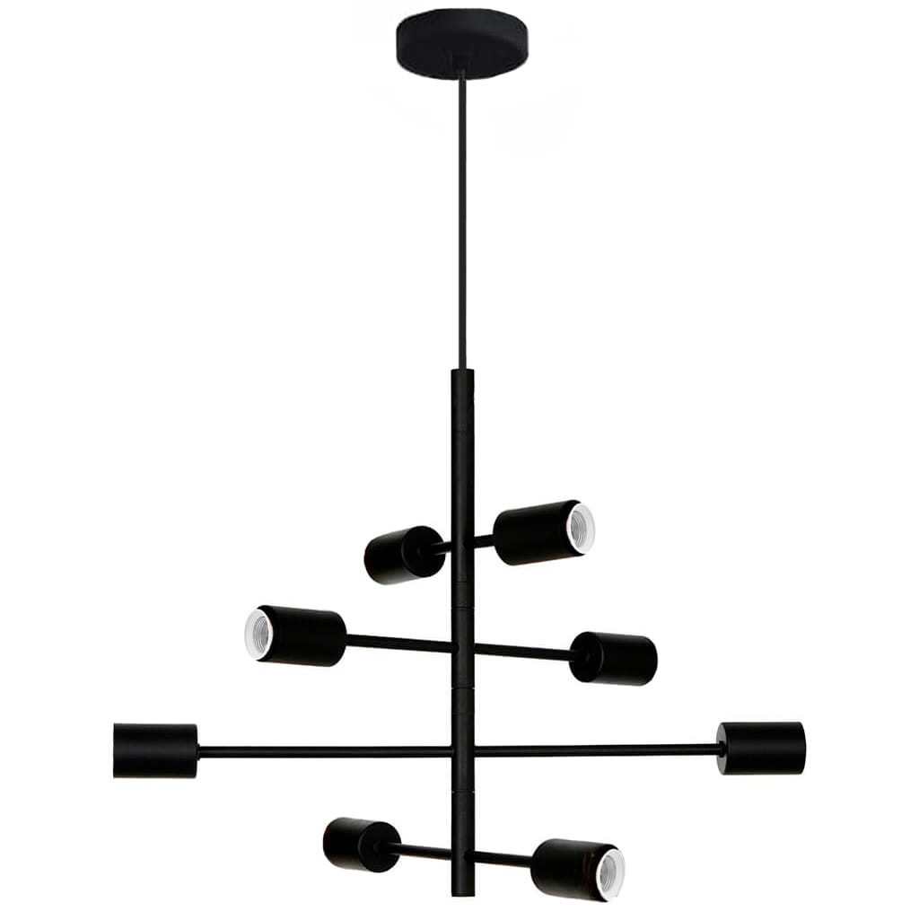 Nowoczesna lampa wisząca sufitowa loft 8 ramion